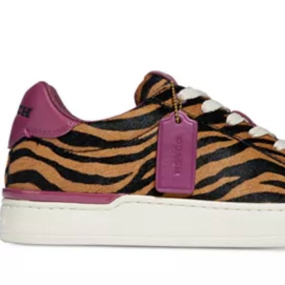 COACH "Lowline" Luxe Sneakers 7.5M Animal Print - Picture 2 of 8